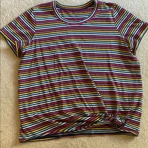 Madewell knotted tshirt